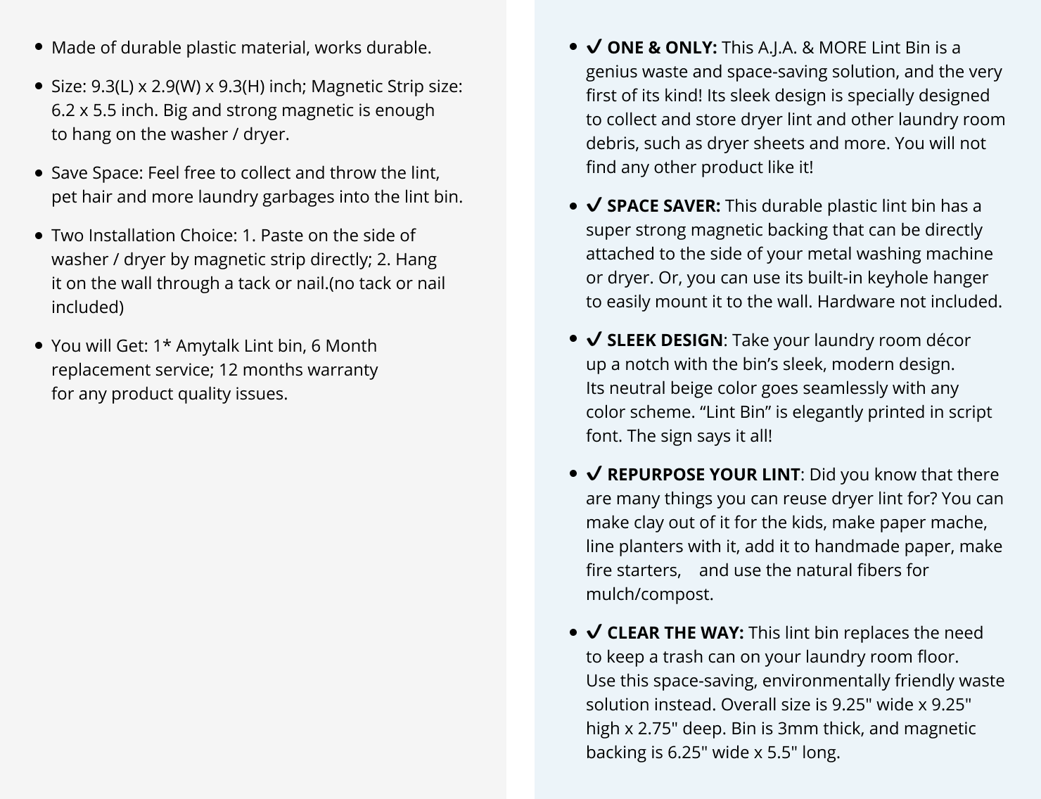 Good and Bad Bullet Points for Amazon SEO
