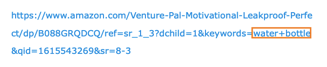Amazon Super URL search term