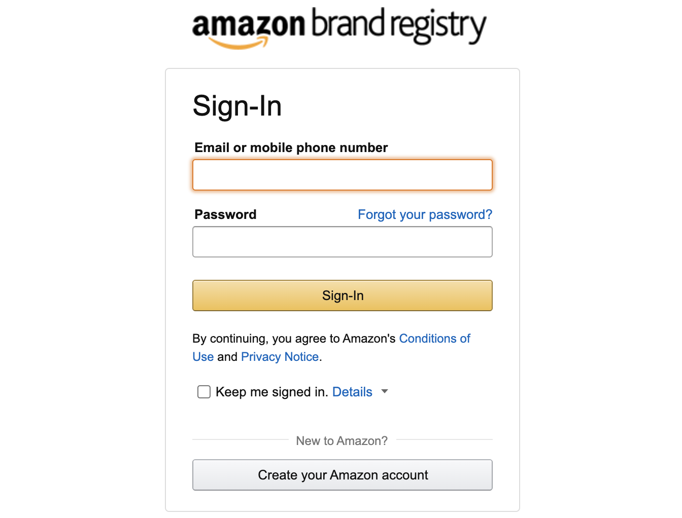 Amazon Brand Registry Requirements