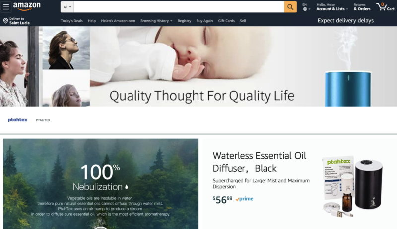 Showcase-style Amazon Brand Store