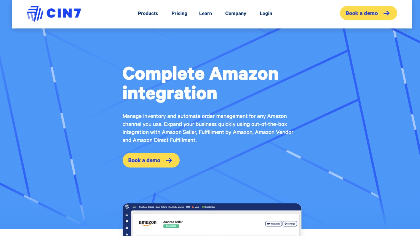 Cin7 Amazon inventory management tool