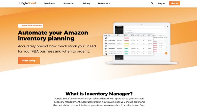 JungleScout inventory management tool