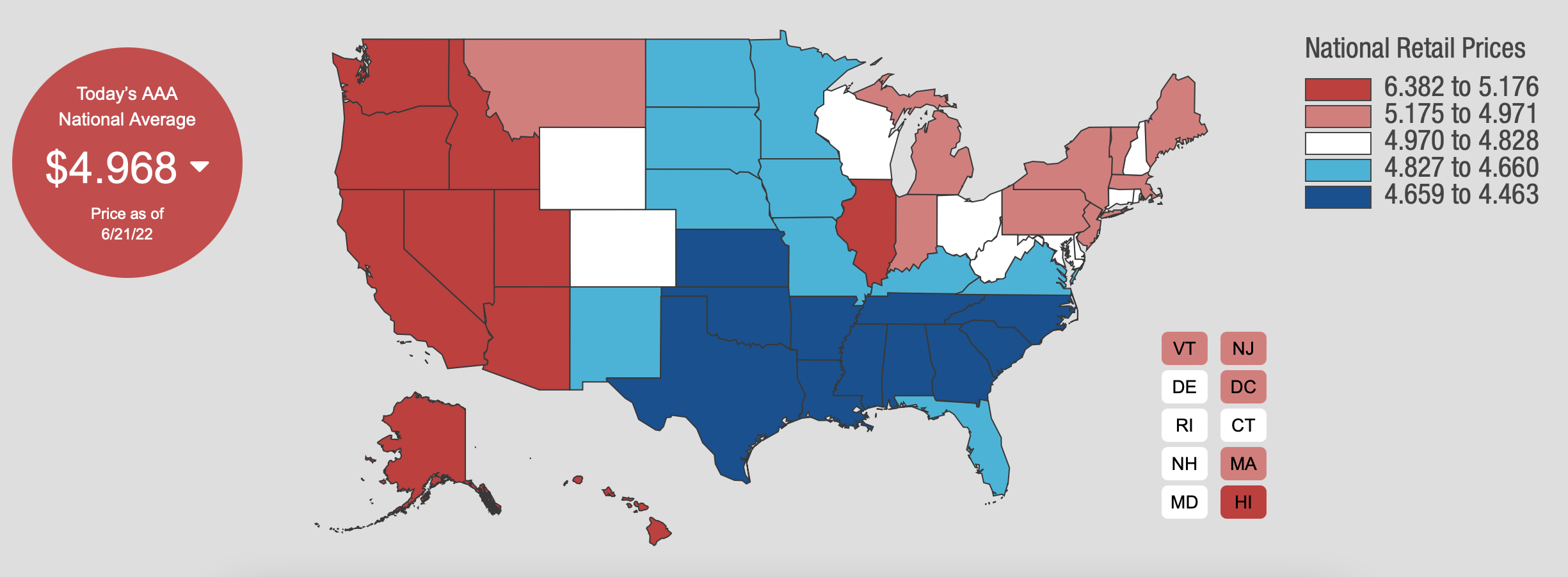 Gasoline prices increase across the states