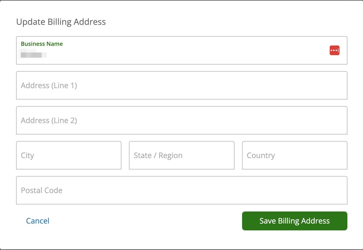 Seller Labs Update Billing Address