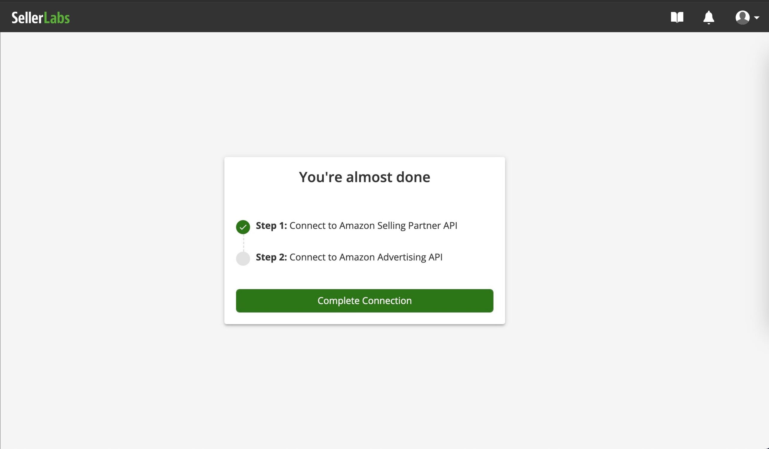 Seller Labs Amazon Selling Partner API steps