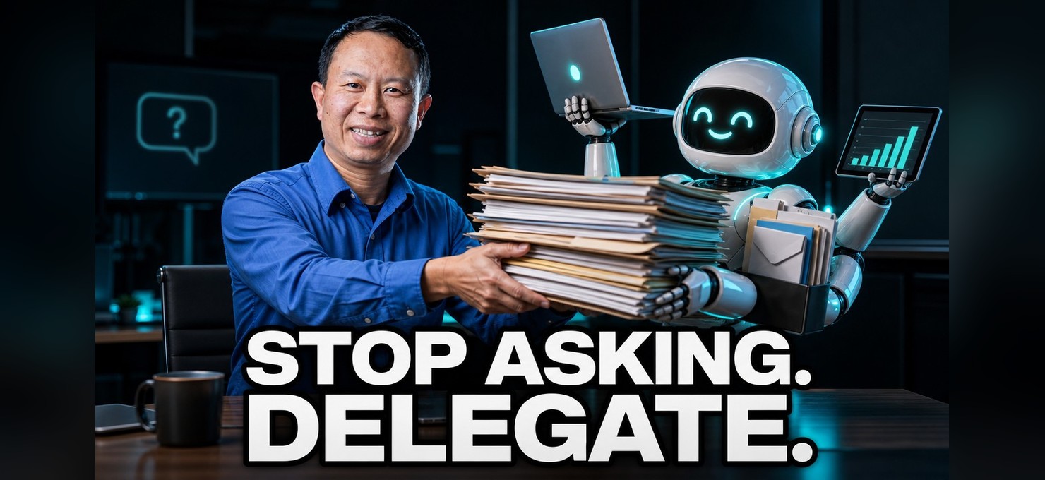Stop Asking AI Questions. Start Handing It Work.